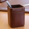 Dacasso Mocha Leather Pencil Cup AG-3010 - alternate 3